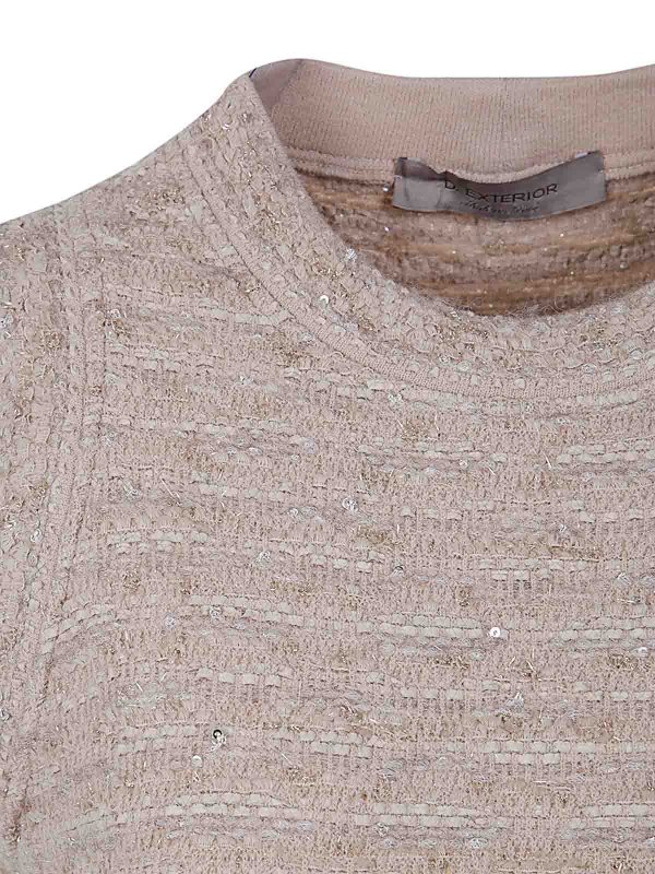 The Best Shops D.EXTERIOR: Knielange Kleider - Knielanges Kleid - Braun