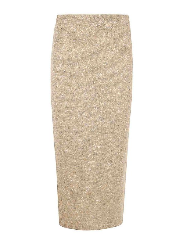 D.EXTERIOR: ニーレングススカート＆ミディ丈 - 膝丈/ミディスカート - ブラウン