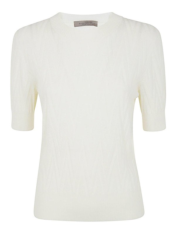D.EXTERIOR: crew necks - Merinos Short Sleeves Round Neck
