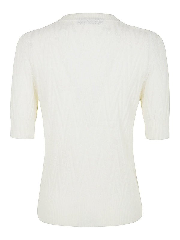 D.EXTERIOR: crew necks online - Merinos Short Sleeves Round Neck