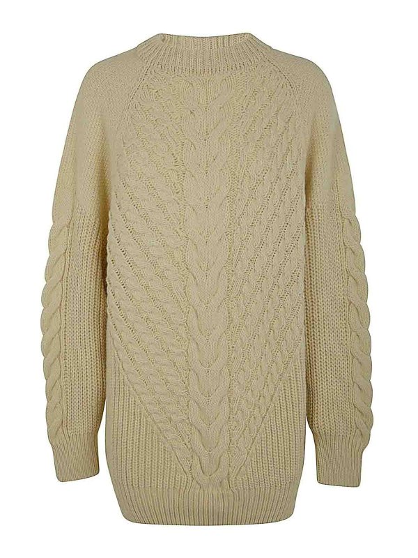 ESSENTIEL ANTWERP: crew necks - Grive Cable Knitted Pull