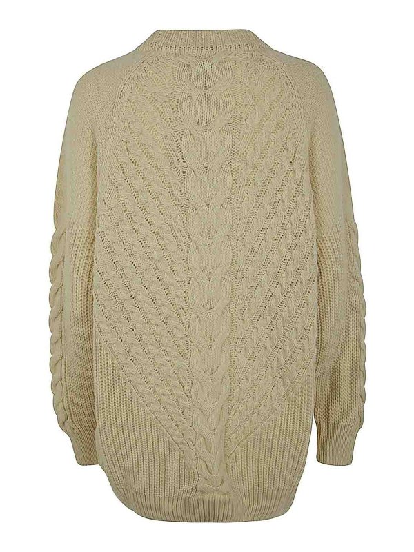 ESSENTIEL ANTWERP: crew necks online - Grive Cable Knitted Pull