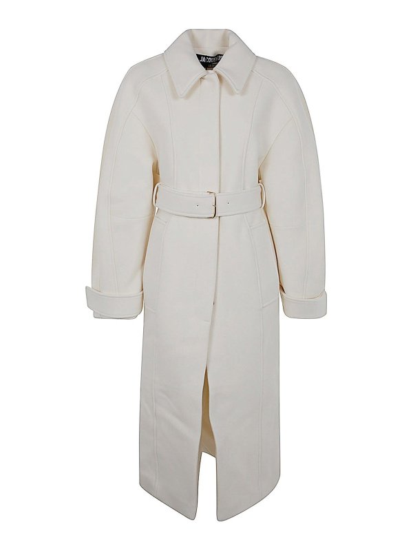 JACQUEMUS: Abrigos cortos - Abrigo Corto - Blanco