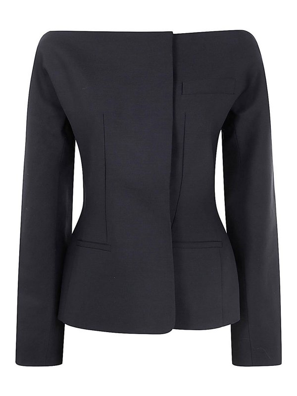 JACQUEMUS: Chaquetas casual - Chaqueta Casual - Negro