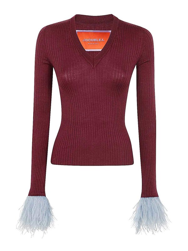 LA DOUBLEJ: Tops & Tank tops - V-Neck High Kick Top