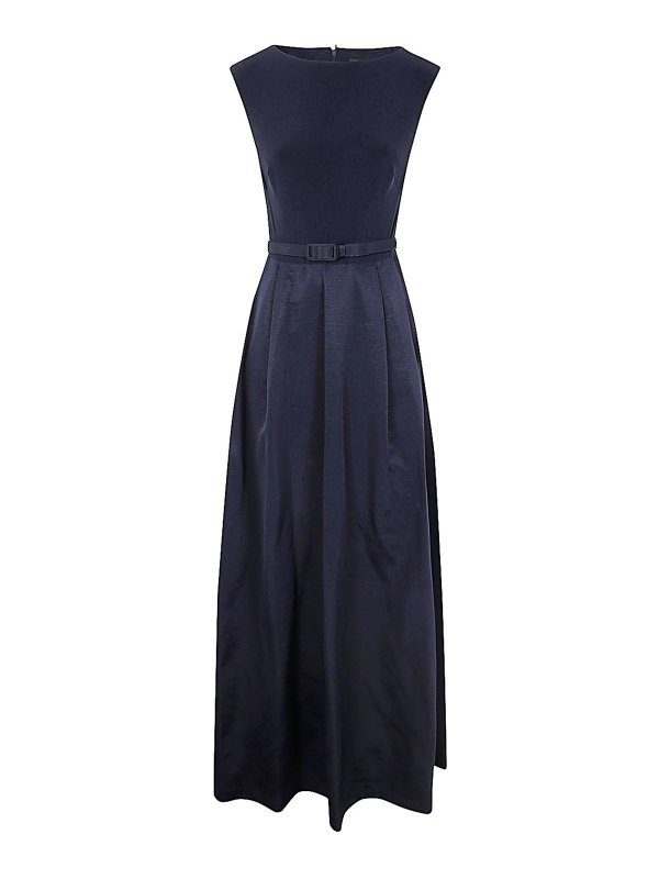 LAUREN RALPH LAUREN: cocktail dresses - Noella Short Sleeve Gown