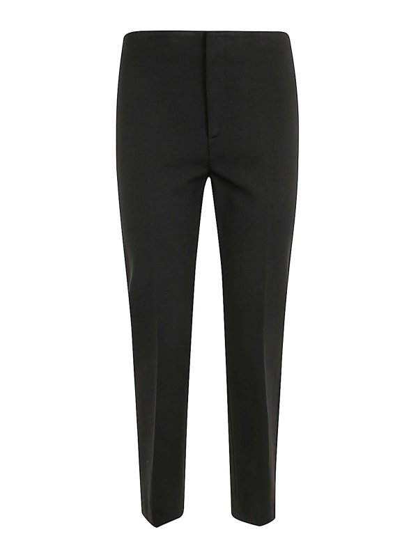 LIVIANA CONTI: Trousers Shorts - Light Flare Trousers