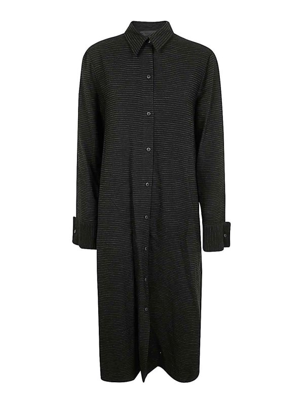 MARIA CALDERARA: knee length dresses - Shirt Dress