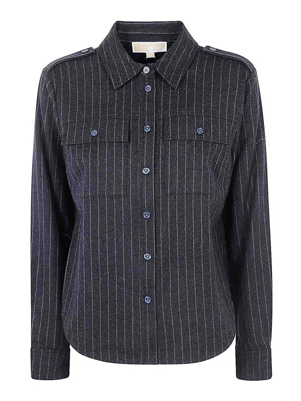 MICHAEL KORS: Hemden - Hemd - Schwarz