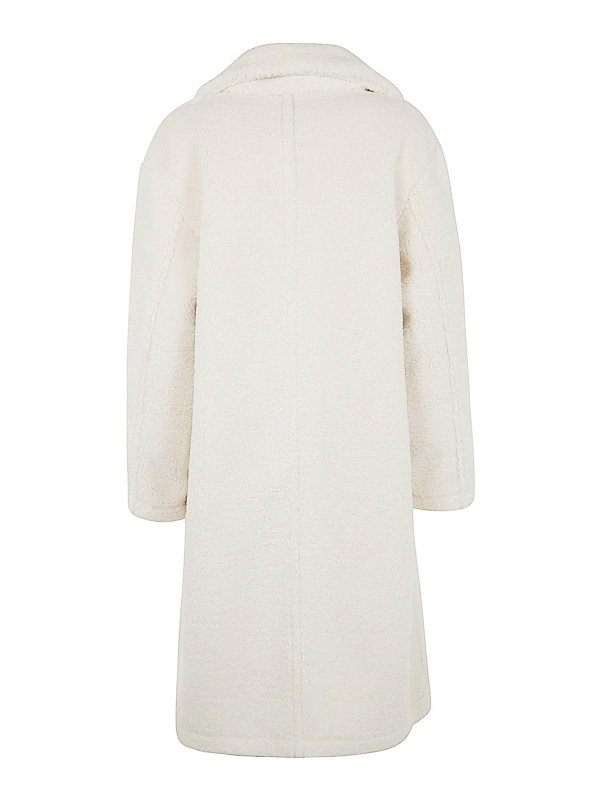MICHAEL KORS: short coats online - Oversized Teddy Shearling Coat