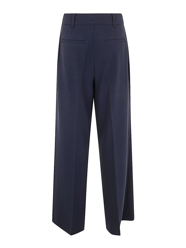 MICHAEL KORS: casual trousers online - Pleated Wide Leg Pant