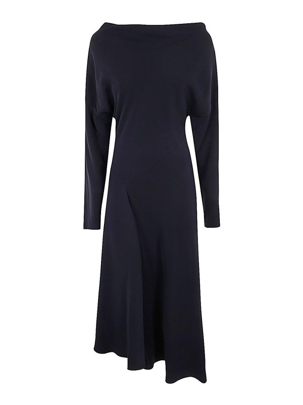 P.A.R.O.S.H.: abiti al ginocchio - Vestito  in cady drappeggiato