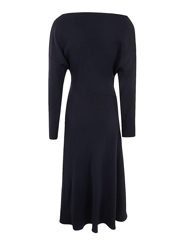 P.A.R.O.S.H.: abiti al ginocchio online - Vestito  in cady drappeggiato