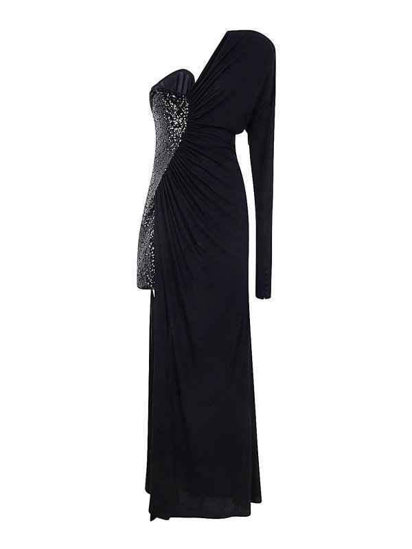 Pinko: knee length dresses - Cullen Interlock Jersey Dress