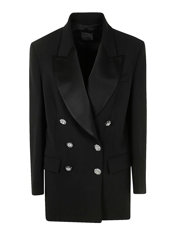 Pinko: casual jackets - Vallini Double Layers Dyagonal Jacket