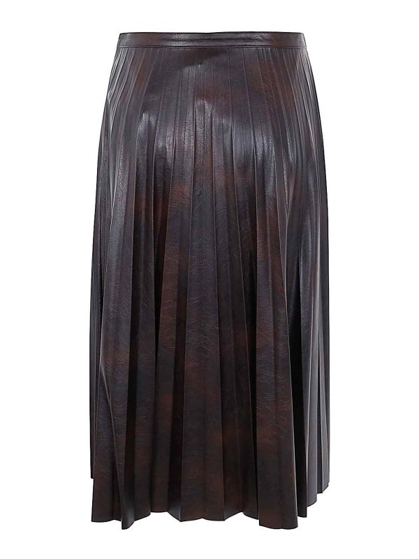 Pinko: レザースカート online - レザースカート - ブラウン