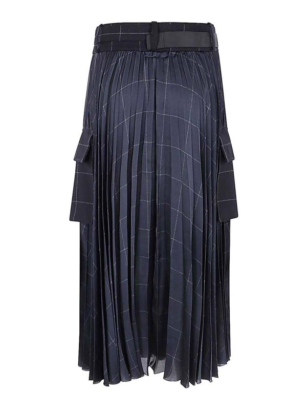 Sacai: Faldas media pierna y semilargas online - Falda Semilarga - Negro