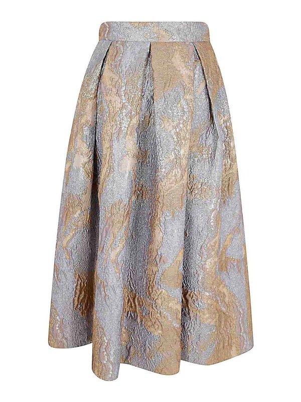 SUSANNE BOMMER: ニーレングススカート＆ミディ丈 online - 膝丈/ミディスカート - ブラウン