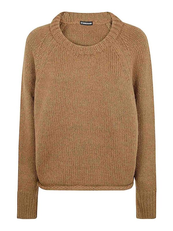 SUSANNE BOMMER: Pull col rond - Pull Col Rond - Marron