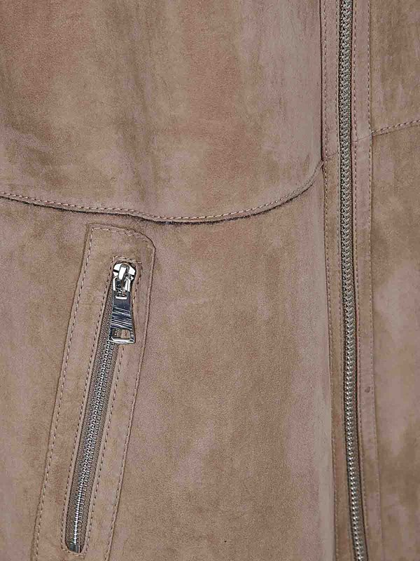 The Best Shops THE JACK AND JACKIE LEATHERS: Manteaux au genou - Manteau Au Genou - Marron