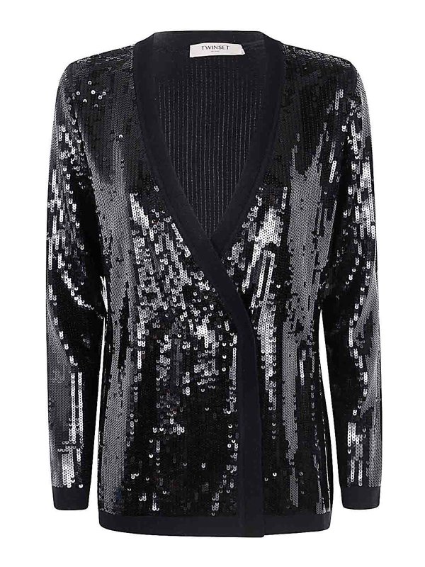 TWINSET: カジュアルジャケット - カジュアルジャケット - 黒