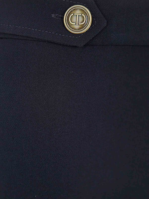 The Best Shops TWINSET: トラウザーショーツ - ショートパンツ - ブルー