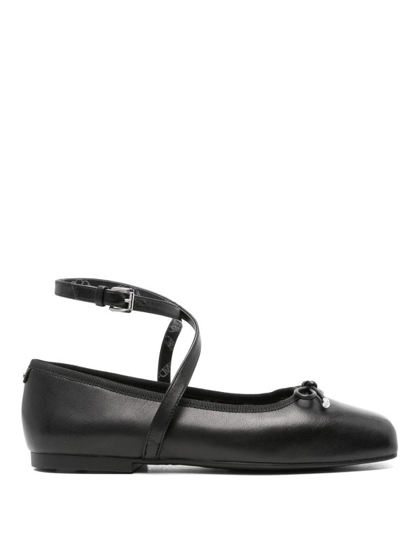 MICHAEL KORS: flat shoes - Leather flats