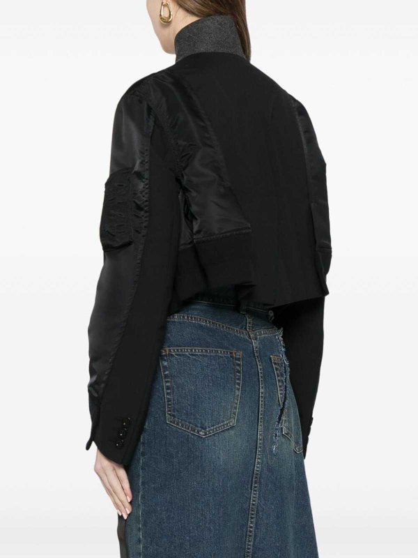 Sacai buy online Casualjacke - Schwarz