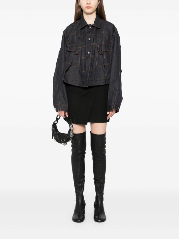 The Best Shops Sacai: casual jackets - Denim Jacket