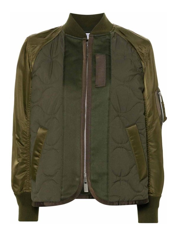 Sacai: カジュアルジャケット - カジュアルジャケット - 緑