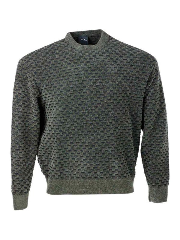 ARMANI EXCHANGE: crew necks - Tech fabric jumper
