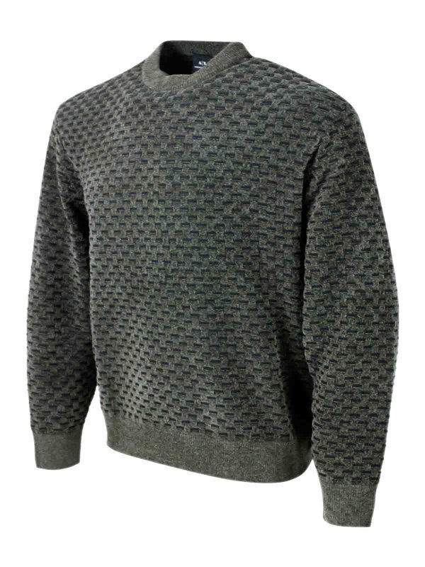 ARMANI EXCHANGE: crew necks online - Tech fabric jumper