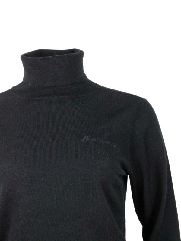クルーネック - 黒 shop online: ARMANI EXCHANGE