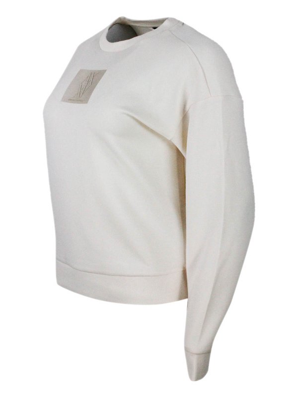 ARMANI EXCHANGE: Sudaderas y suéteres online - Sudadera - Crema