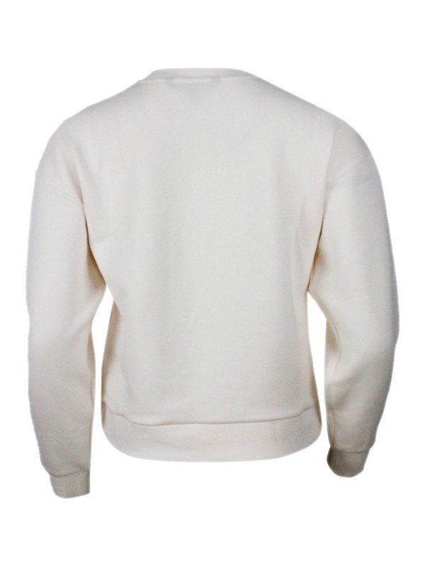 The Best Shops ARMANI EXCHANGE: Sudaderas y suéteres - Sudadera - Crema