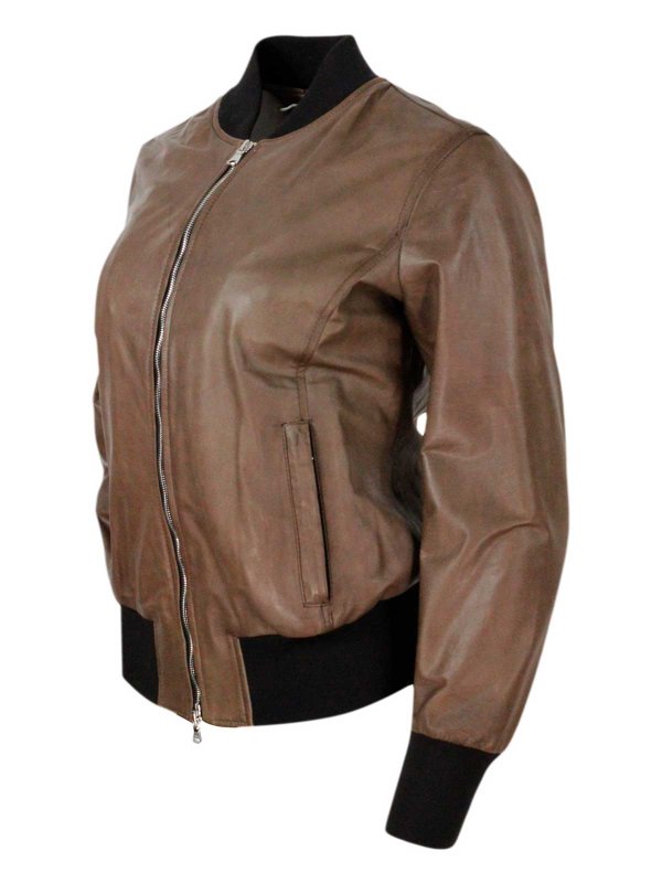 BARBA: casual jackets online - Leather jacket