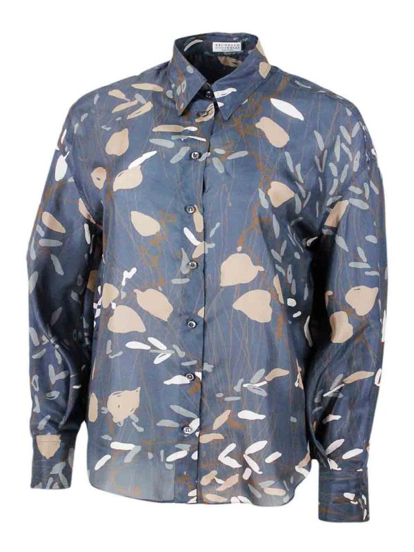 BRUNELLO CUCINELLI: Hemden - Hemd - Blau