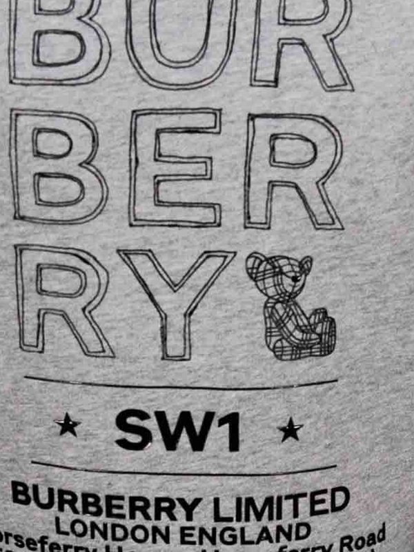 BURBERRY: Sudaderas y suéteres online - Sudadera - Gris