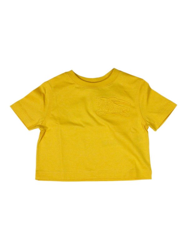 BURBERRY: T-shirts - T-Shirt - Gelb