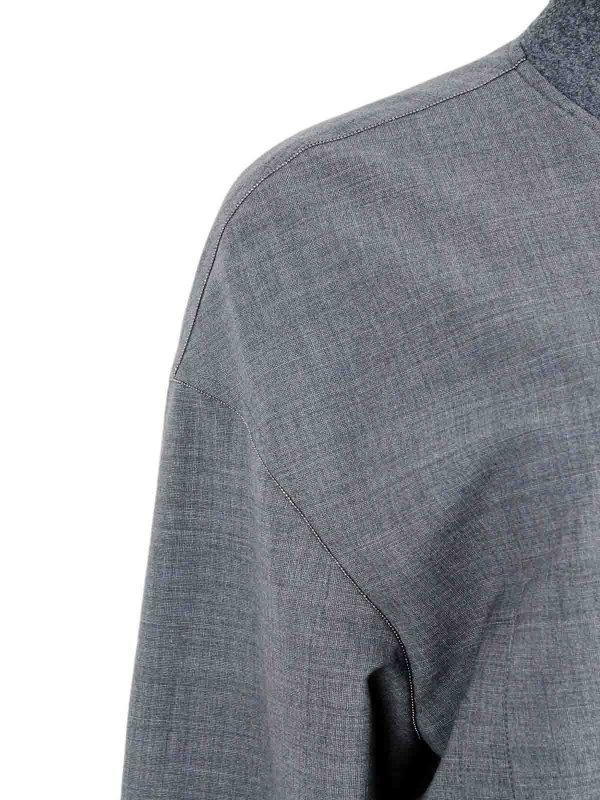 Wool blend jacket shop online: FABIANA FILIPPI