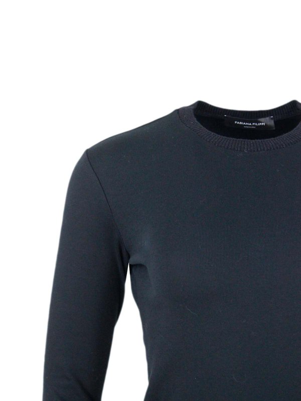 T-Shirt - Noir shop online: FABIANA FILIPPI