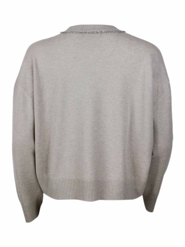 The Best Shops FABIANA FILIPPI: maglia collo rotondo - Girocollo in misto lana