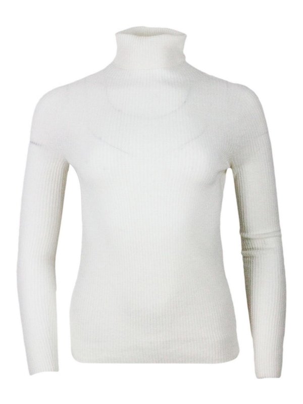 FABIANA FILIPPI: Pull col rond - Pull Col Rond - Blanc