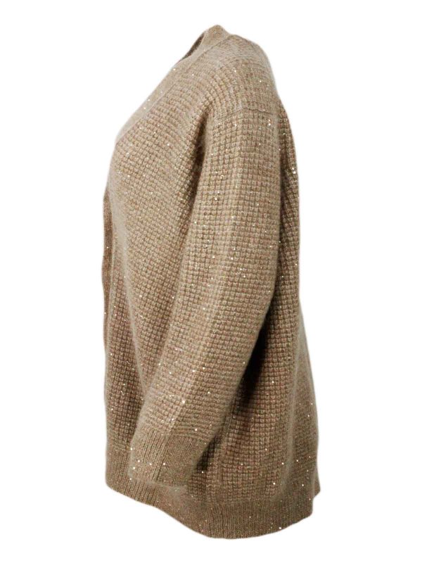 FABIANA FILIPPI: Pull col rond online - Pull Col Rond - Beige