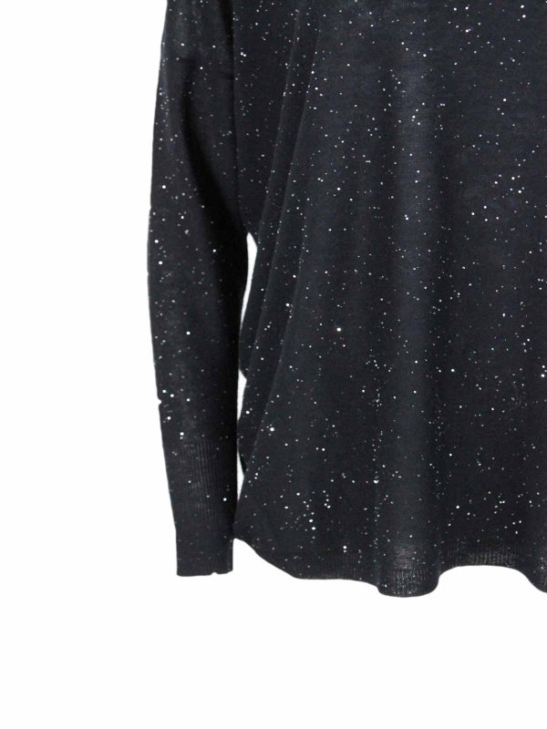 Pull Col Rond - Noir shop online: FABIANA FILIPPI