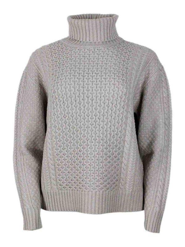 FABIANA FILIPPI: crew necks - Wool blend crewneck