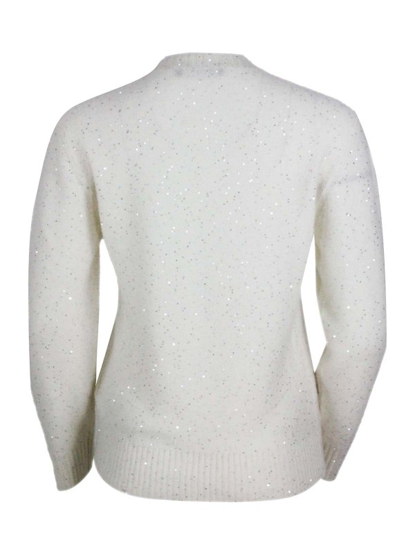 The Best Shops FABIANA FILIPPI: Pull col rond - Pull Col Rond - Crème