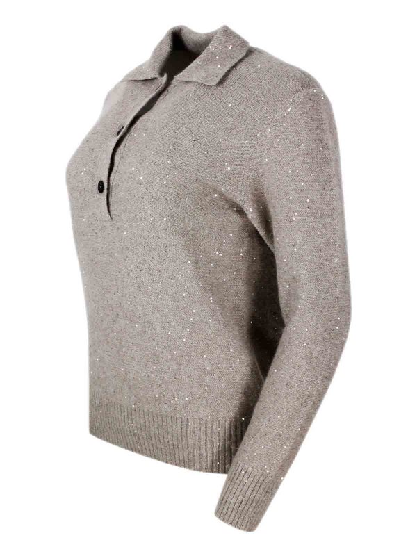 FABIANA FILIPPI: Pull col rond online - Pull Col Rond - Marron