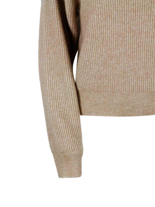Pull Col Rond - Marron shop online: FABIANA FILIPPI