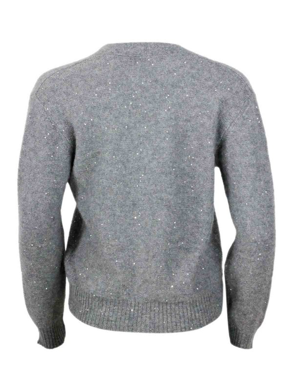 The Best Shops FABIANA FILIPPI: Pull col rond - Pull Col Rond - Gris